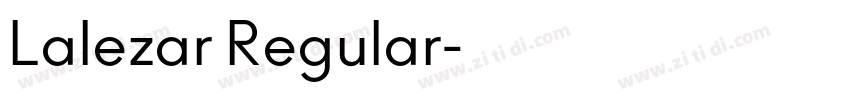 Lalezar Regular字体转换 Lalezar Regular字体转换